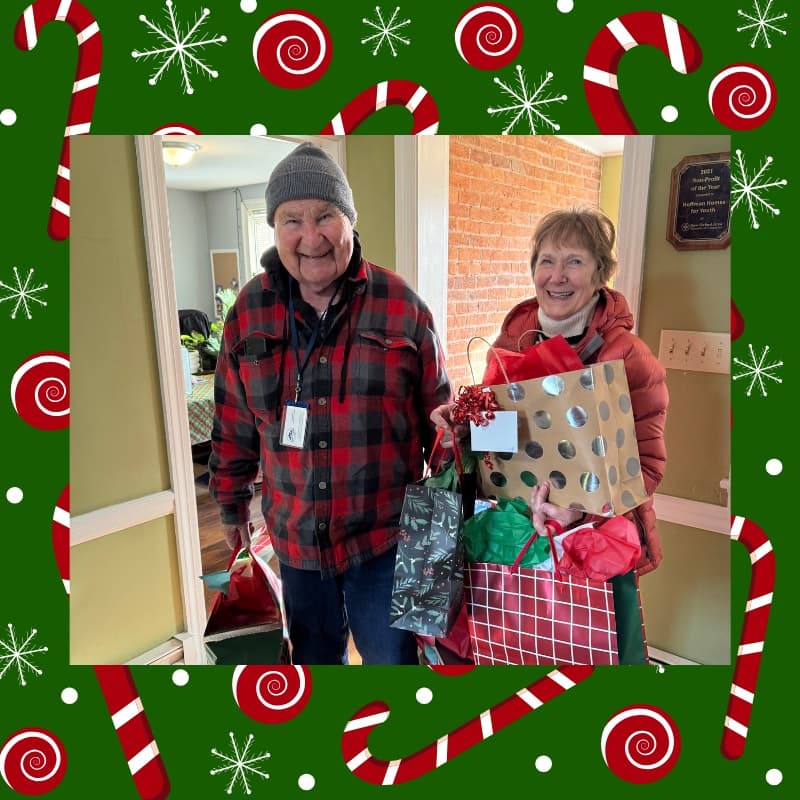 Holiday gift tags for Hoffman Homes residents