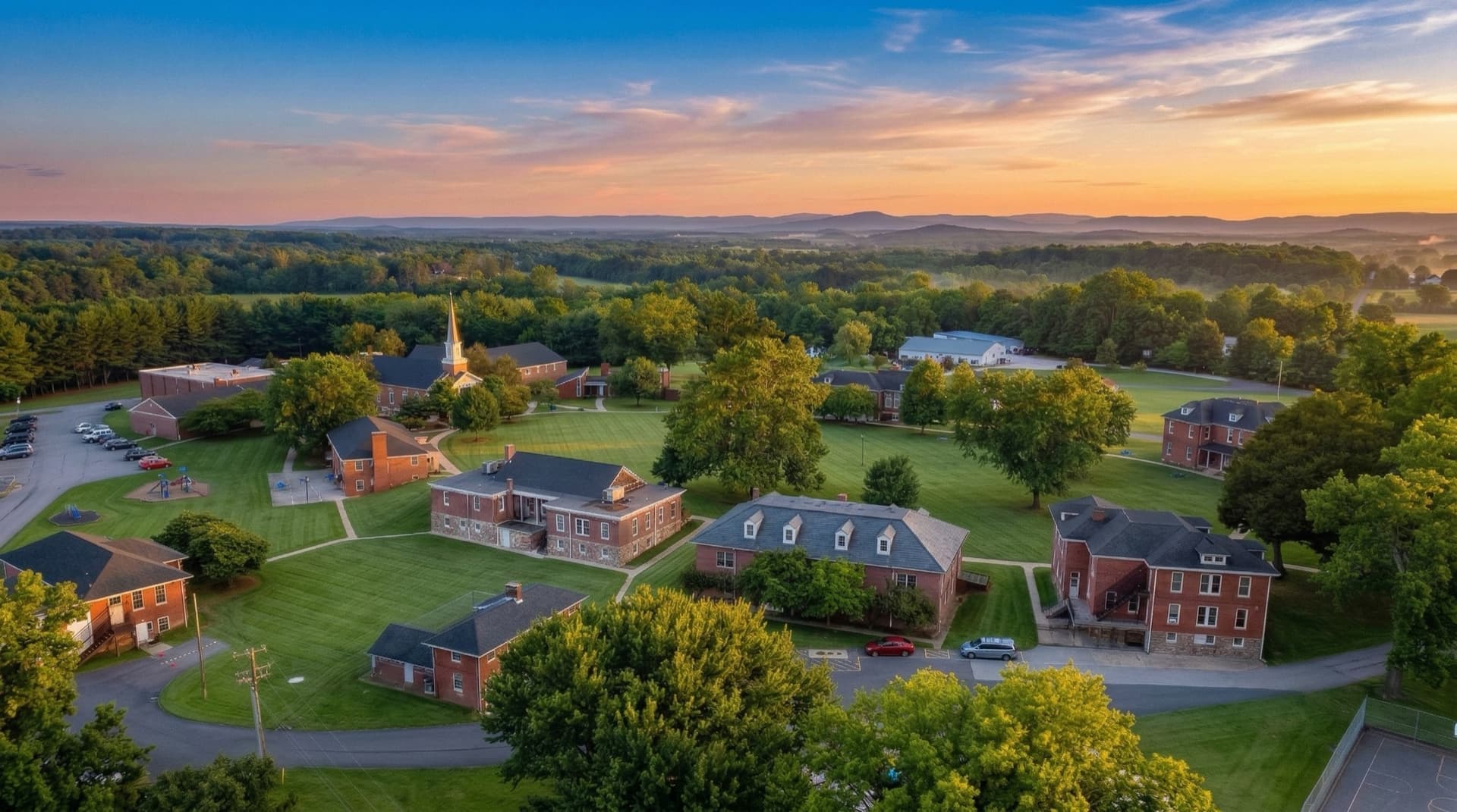 Hoffman Homes drone image