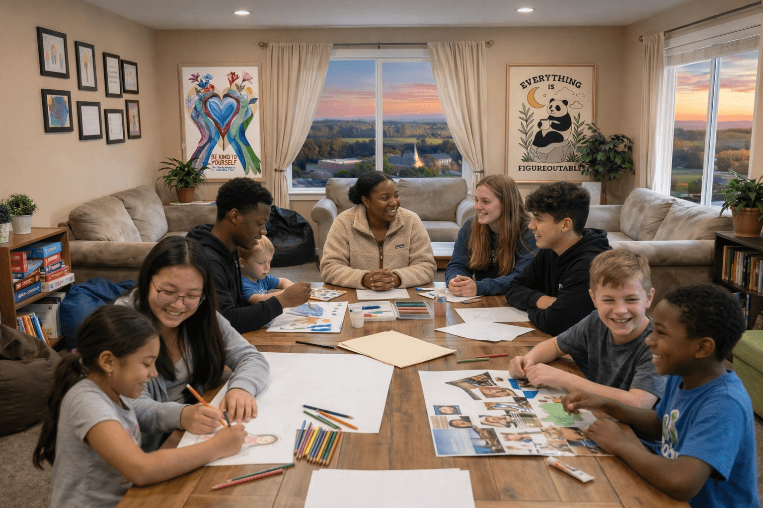 Life at the Hoffman Homes Therapeutic Shelter